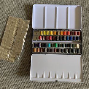 Daniel Smith Watercolor Stick 1/5 Cut, 50 Colors, Black Case